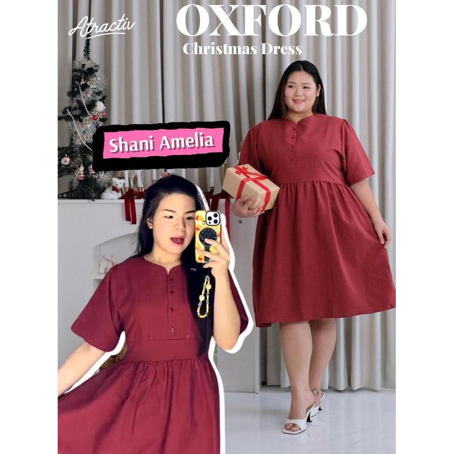 Promo ATRACTIV Midi Dress Big Size LD120 LD130 LD135 LD142 Dress Hitam Jumbo Dress Hitam Big Size Ba