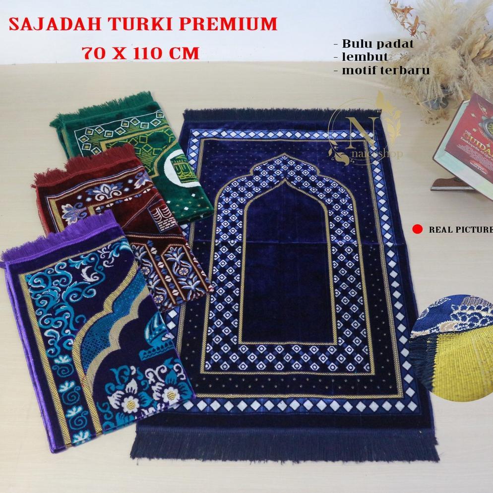 Sajadah Tebal Turki Bulu Premium Dijamin Halus