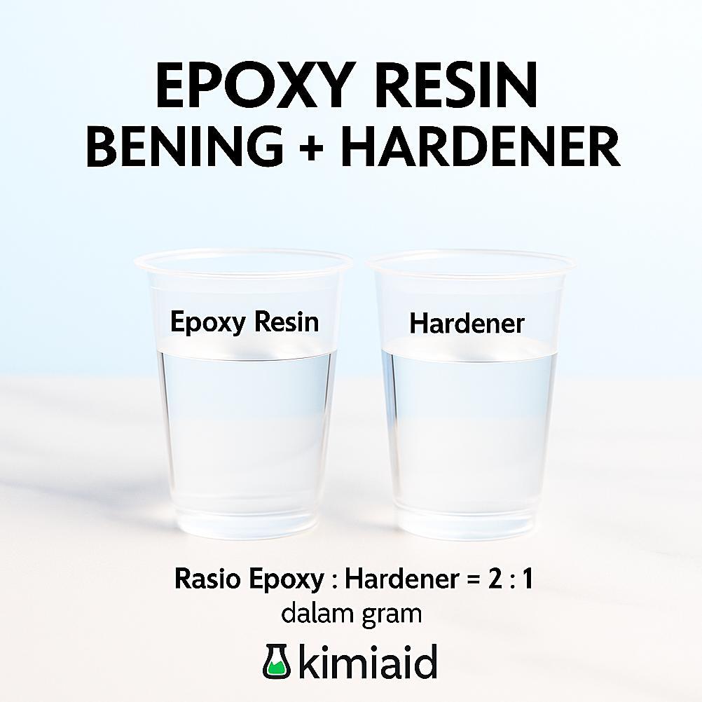 Epoxy Resin Bening 1,5 Kg - Epoxy Resin Bening 1.5 Kg - Casting Resin - Epoxy Resin Clear Bening Keb