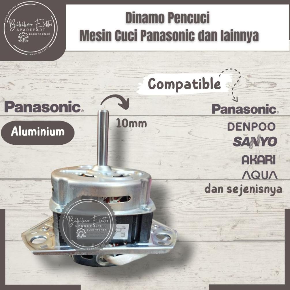 Dinamo Pencuci Panasonic/Multi/Umum As 10mm Sparepart mesin cuci