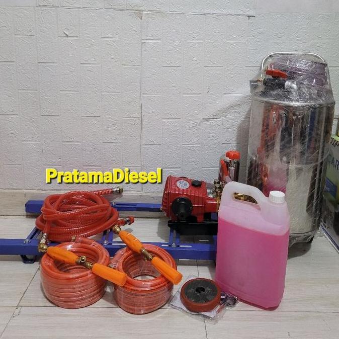 LOLOPECHKA Paket Sprayer Steam Cuci Motor Mobil Tabung Salju