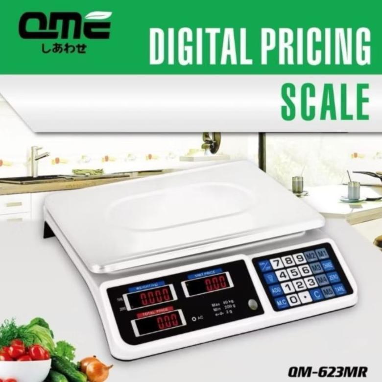Timbangan Buah OME DIGITAL 40KG Double Display peralatan dapur