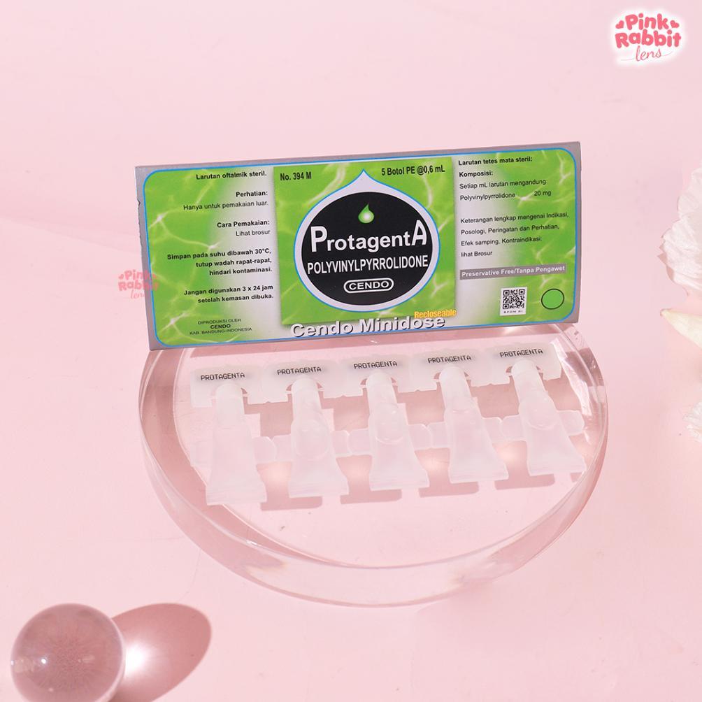 Cendo Protagenta Minidose 0,6ml (Isi 5pcs) | Cairan Tetes Mata Softlens Untuk Obat Mata Merah, Kerin
