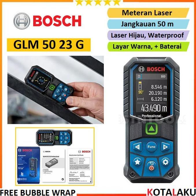 SHANKS- Meteran Laser Digital Rangefinder Distance Meter Bosch GLM 50 23 G 50m