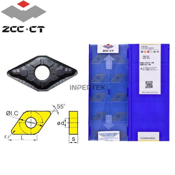 CLOUD Insert DNMG 150612-PM ZCC Insert Bubut DNMG 15 06 12 Mata DNMG150612