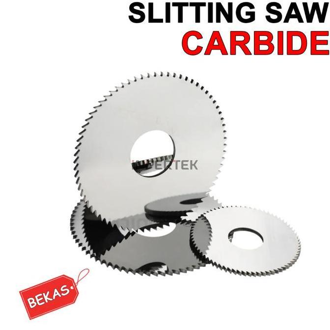 QUIXOTE Slitting Saw 100X7X25.4 Sliting Carbide Bekas 100 X 7 mm Mata Circular Blade 100mm Cutter Mi
