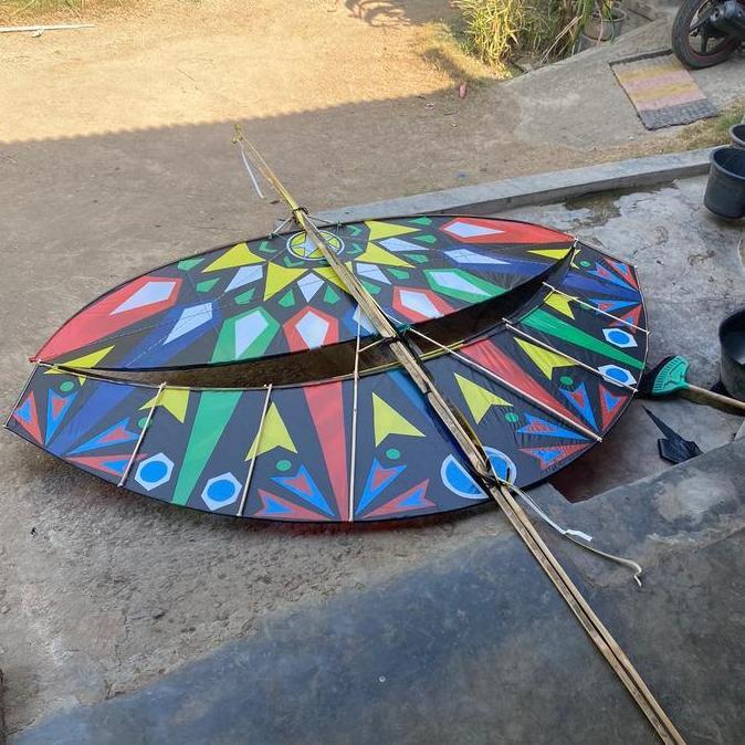 Pegon Ceper Motif Meteor Jatuh Penuh Rembulan ukuan 2.5m Dewasa Asli