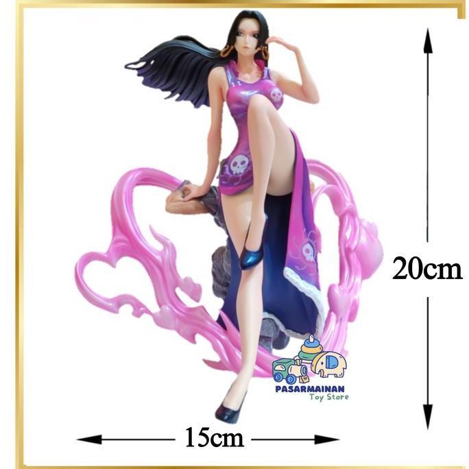 Figure Boa Hancock Sitting On Marine Statue Anime One Piece Pajangan