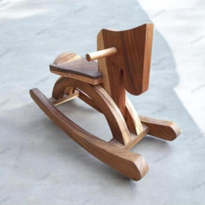 NEW Mainan kuda kudaan goyang kayu [terbaik][terlaris]