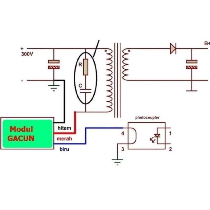 ( Gacun 21 ) Module Modul Regulator Power Supply Psu Tv Dvd Stb Adaptor Universal Umum Semua Elektro