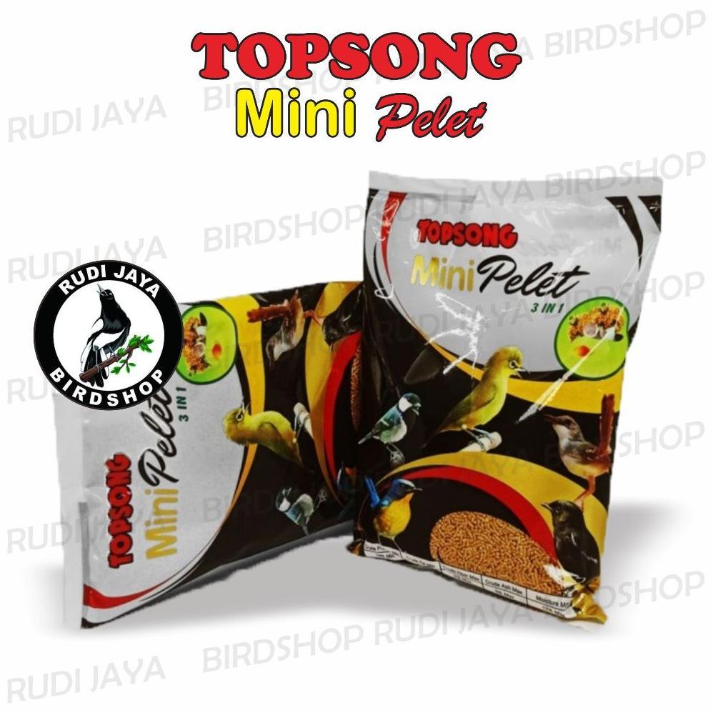 Li34 Nl-8 Topsong Kecil Pleci Mini Pelet 3 In 1 Coklat Voer Pakan Makanan Burung Kecil Pleci Ciblek 