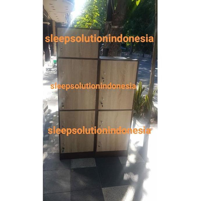 Lemari serbaguna 4 pintu / 5 pintu / Loker Kayu / Locker Kayu