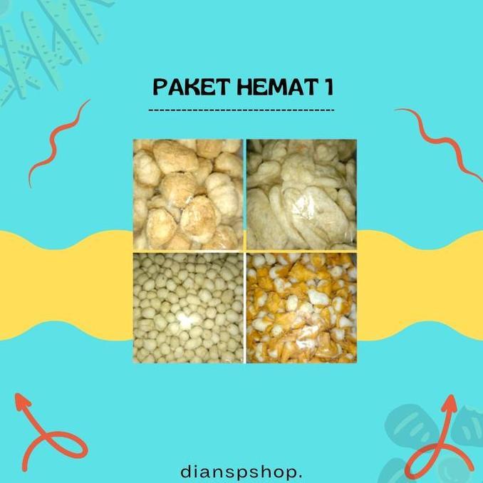Cuanki Paket Hemat 1 Free Buble Cuanki Lidah 150pcs cuanki tahu 100pcs siomay mini 1kg pilus kencur 