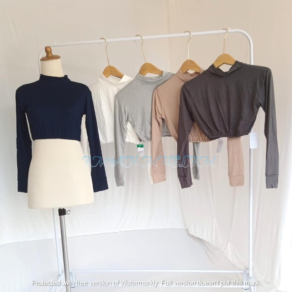 Manset Croptop Manset India Lengan Panjang Wanita Manset Crop India Bahan Rayon Super Premium