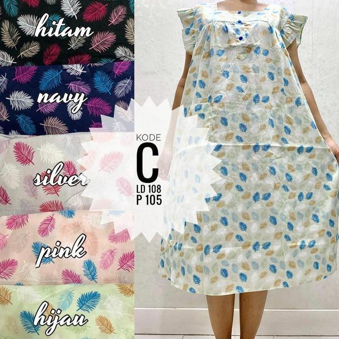 Daster Geber Original Gold Katun Jepang Lokal Busui Bumil