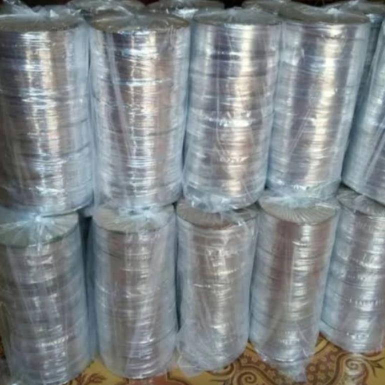 Promo Cod Tali Perak Tali Pengusir Burung Pipit. Berat 1000 Gram Panjang 1000 M ...