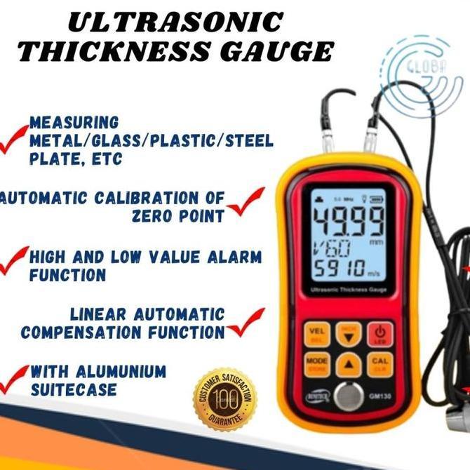 Ultrasonic Thickness Gauge Gm100 Benetech Tester Gm-100 Gm 100 Meter