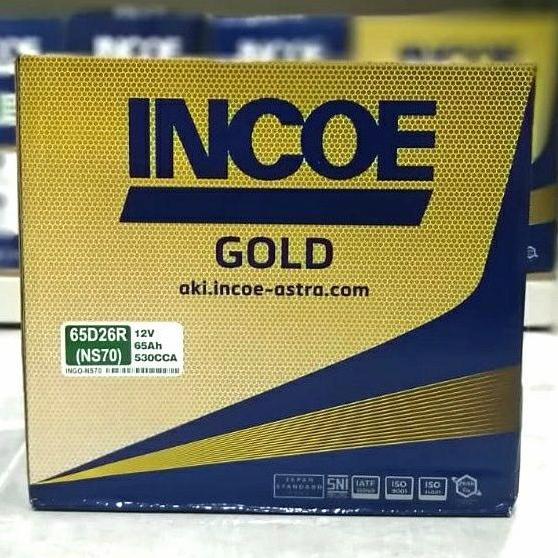 Incoe Gold NS70 Aki Basah