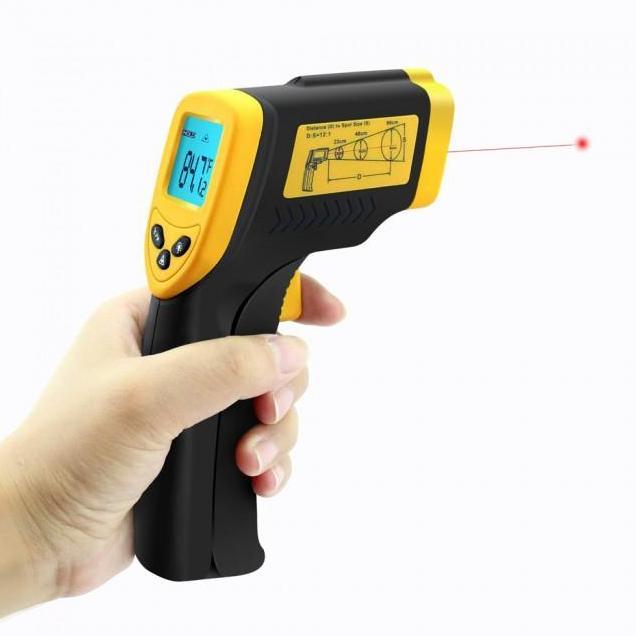 Infrared Thermometer 380C Dt-8380 Ir Termometer Suhu Thermogun Dt8380