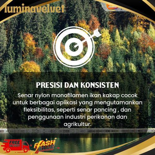 Terlaris Senar Cap Ikan Kakap  Ukuran 400 (25)  per Roll /Tali Senar Pancing / Senar Layangan