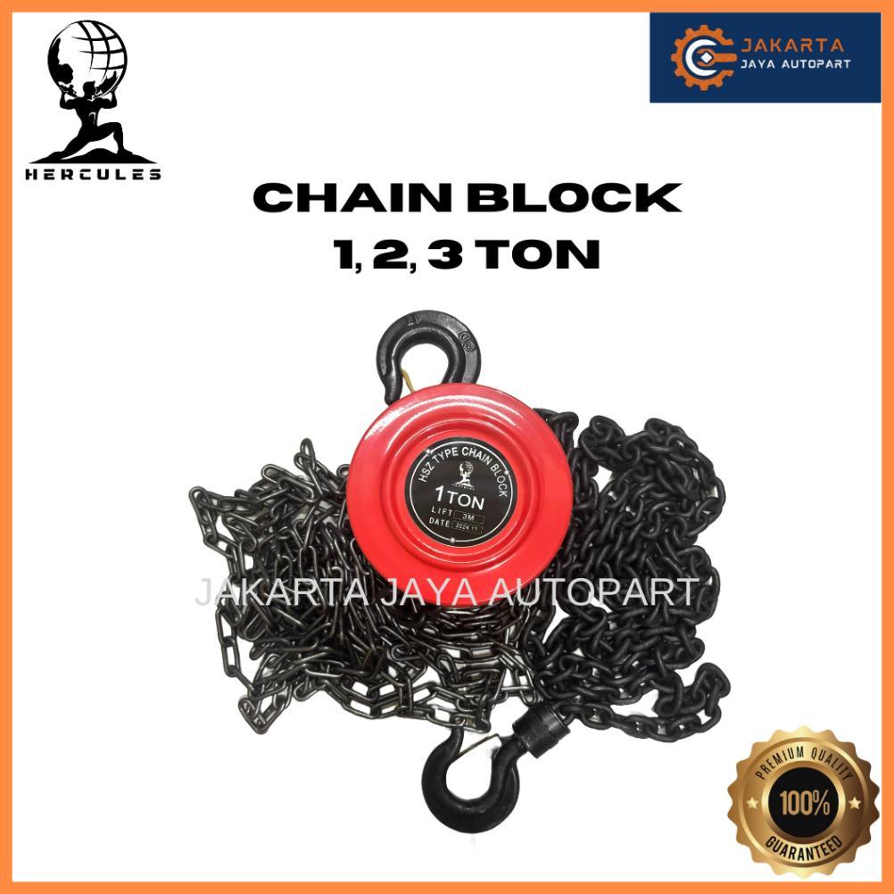 Chain Block / Takel Katrol Kerekan Manual - HERCULES Katrol