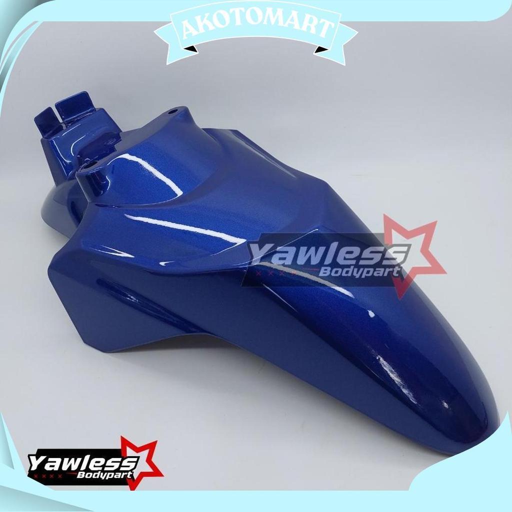 Spakbor Beat Karbu Depan/ Slebor Depan Beat Karbu Warna Biru Tua Ori