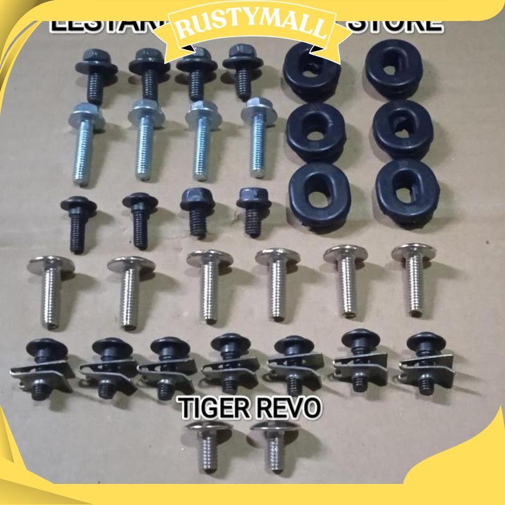 Baut Body Set Tiger Revo+Karet - Baut Body Tiger Revo Ori