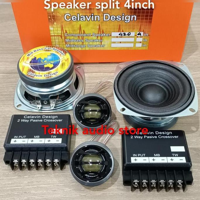 Speaker Split 4inch Celavin Design murah