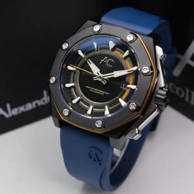 JAM TANGAN PRIA AUTOMATIC ALEXANDRE CHRISTIE AC9601 AC 9601 ORIGINAL