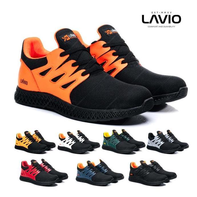 Promo Sepatu Safety Shoes Sport Lavio Alden Ujung Besi Best Quality Cod