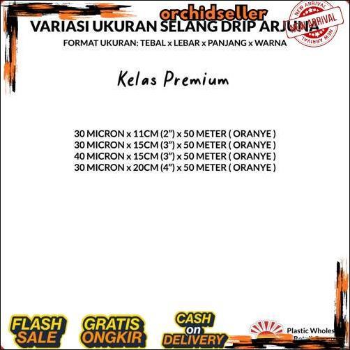 COD Selang Drip 20 micron 4 dim 50 meter - Pipa 4 inch