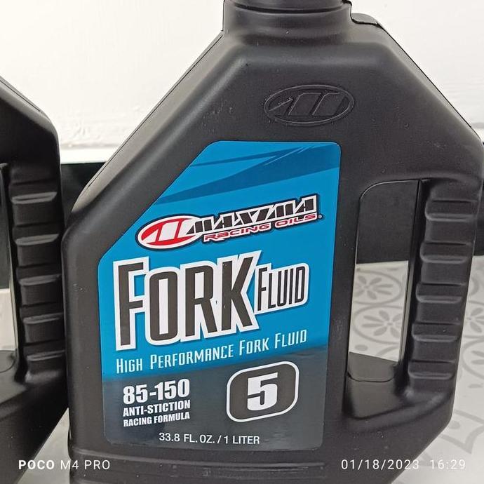 Oli fork rear shock oil maxima plush fluid 5wt 10wt rockshox