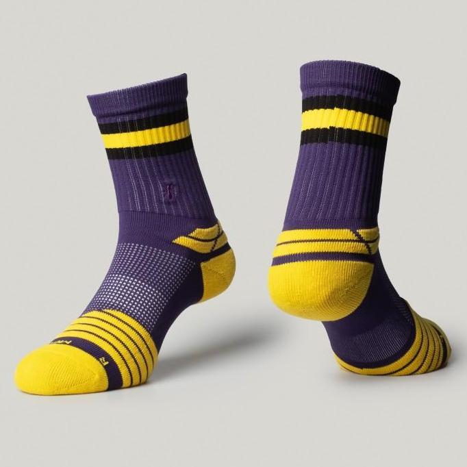 Voted Socks Kaos Kaki Basket Rebound Series - Purple