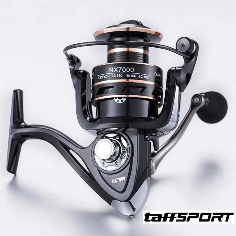 TaffSPORT Gold Sharking NX Series NX2000 NX4000 NX6000 Rel Real Rol Ril Gulungan Reel Pancing Murah 