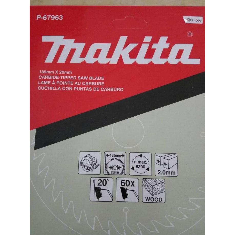 CHRYSAN mata potong kayu gergaji kayu makita 7' (60 mata)