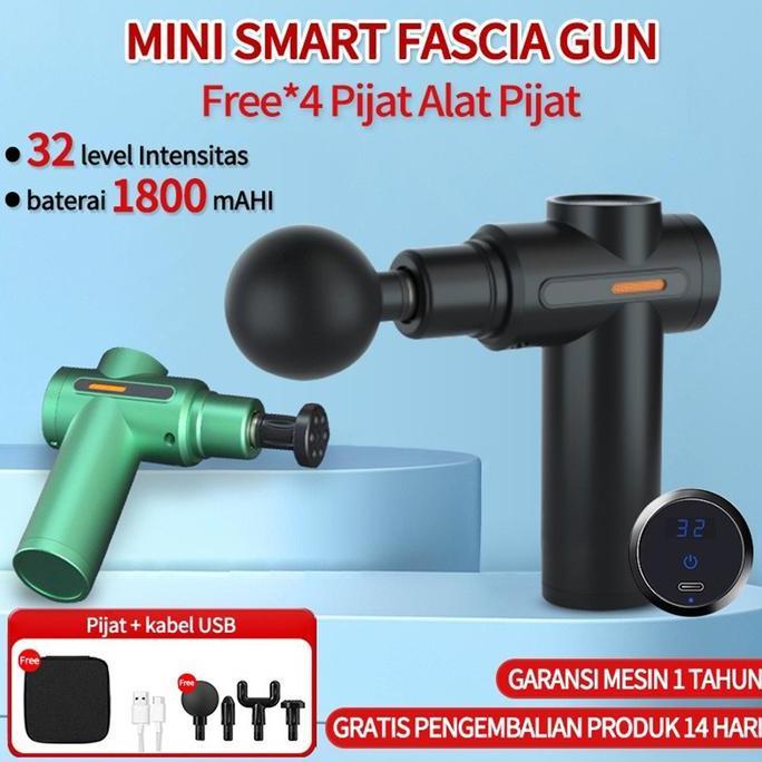 CHRYSAN Mini Alat Fasia  Multifungsi Alat Pijat Pintar Alat Pijat Listrik Otot 4 in 1