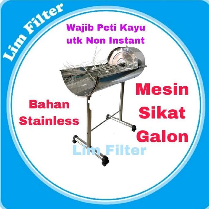 MESIN SIKAT GALON STAINLESS STEEL
