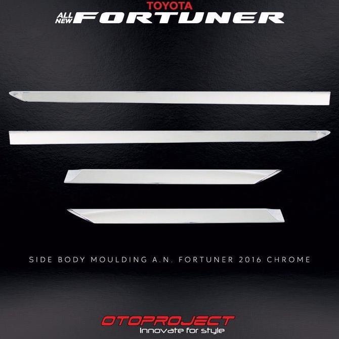 List Body Chrome Oem Toyota All New Fortuner Vrz Original