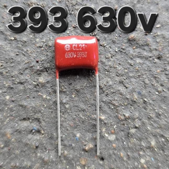 ( 393 630V )  630V393J Cl21 630V 393J 393 393K 393J 39 Nano Nf 39Nf 400V 450V 400 450 V Volt Kapasit