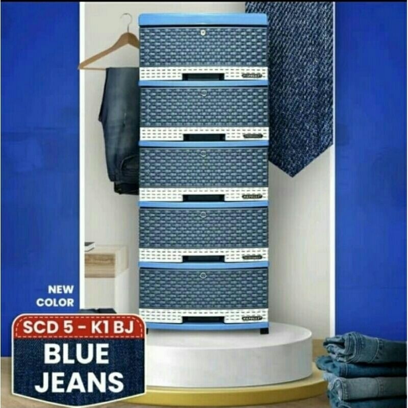 SCD 5 K1 - RAK LACI CABINET NAPOLLY 5 SUSUN