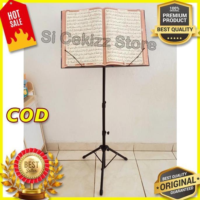 Stand Mushaf Al Quran Jumbo Dudukan Besi Al Quran Lansia Untuk Mushaf Kabir - Ori Premium