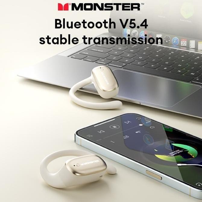 Monster XKO13 Earhook Earphone Headphone Wireless Bluetooth TWS Headset Original