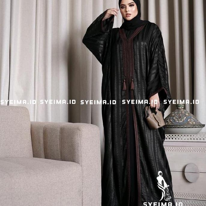 Ghaniya Abaya Exclusive Original Brand Local By Syeima.Id Abaya Outer Dubai Jalabiyah Dubai Abaya Pr