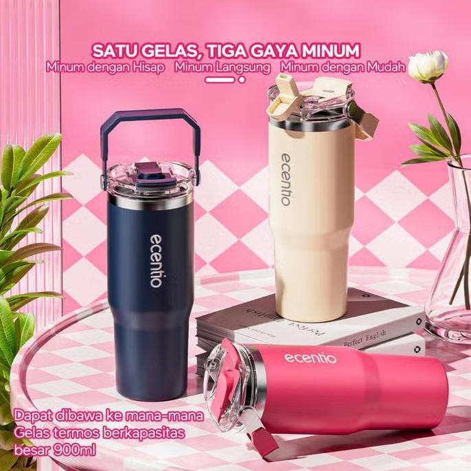 Ecentio Tumbler 900Ml Stainless Steel