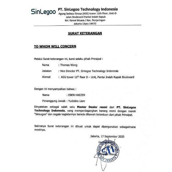 Sinlegoo W2 Earbuds TWS Wireless Earphone TW-2 Original