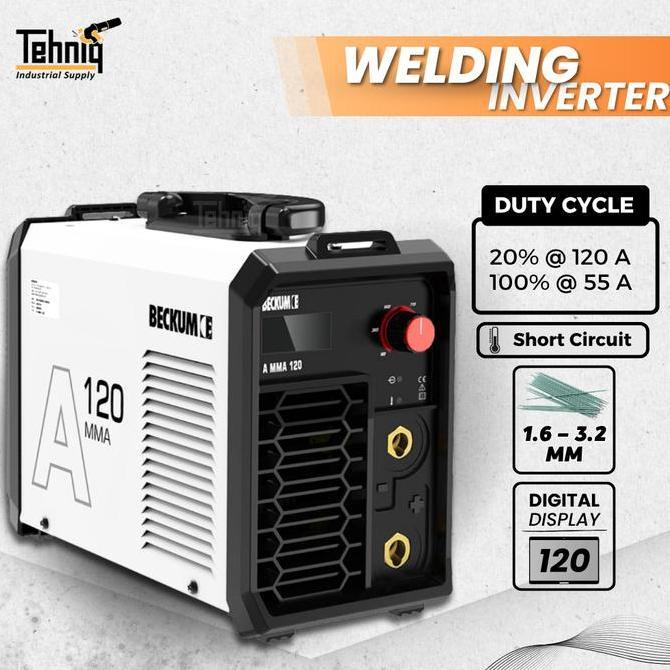 BECKUM MESIN LAS LISTRIK MMA 120 / TRAVO LAS LISTRIK BECKUM MMA 120A / BECKUM MMA 120 INVERTER WELDI