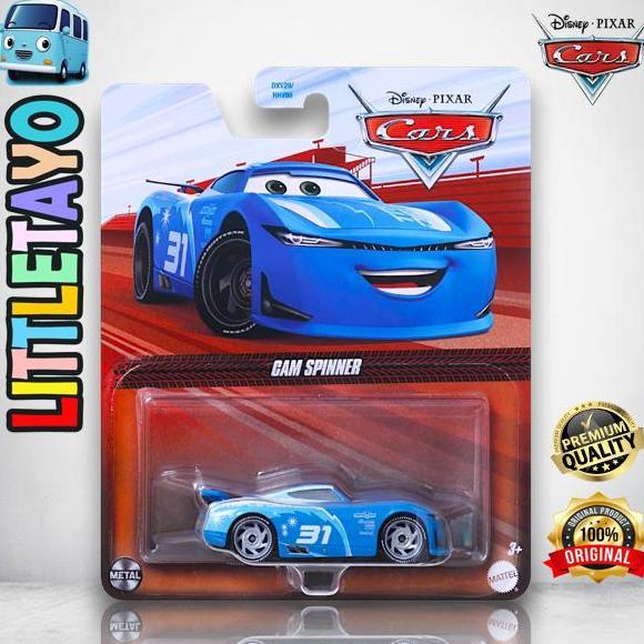 Disney Pixar Cars Cam Spinner Metal Car Original Mattel