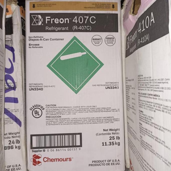 Ready stock] Freon R407 Chemours USA 11,3kg