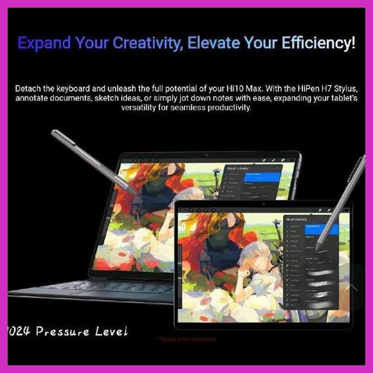 (LAPAKTEKNO) CHUWI HI10 MAX TABLET 2 IN 1 TABLET PC 12.96INCH 3K DISPLAY N150/N100 LAPTOP 12GB RAM 5