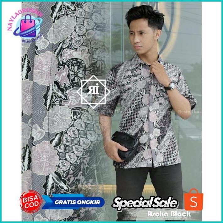 Viral nl-8 BAJU BATIK PRIA LENGAN PANJANG MEWAH TERBARU KEMEJA BATIK COWOK LENGAN PANJANG EXCLUSIF B
